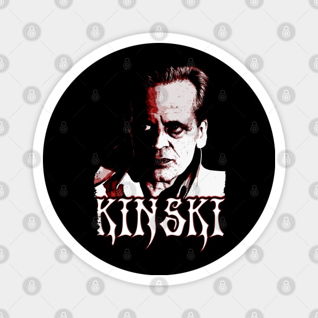 Klaus Kinski Design Magnet by HellwoodOutfitters